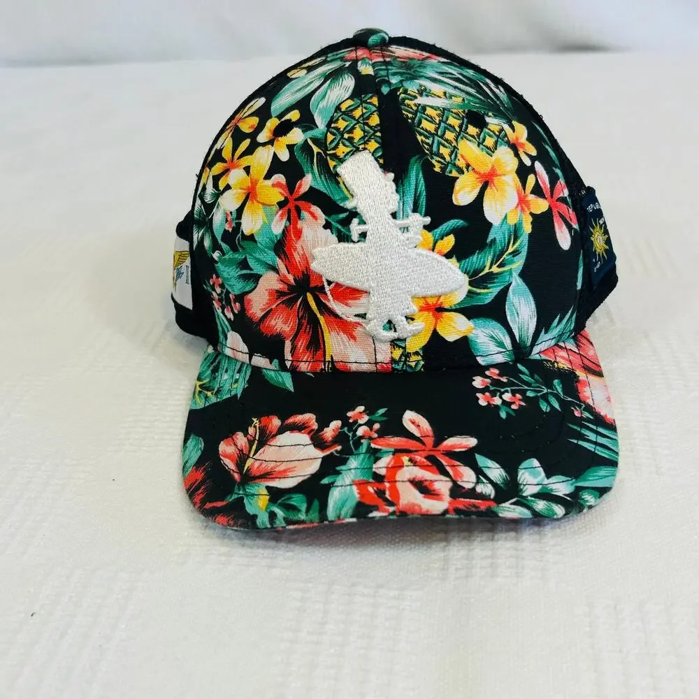 Youth Lost Boy Creations Tarzan Snapback Trucker Hat Floral Surf